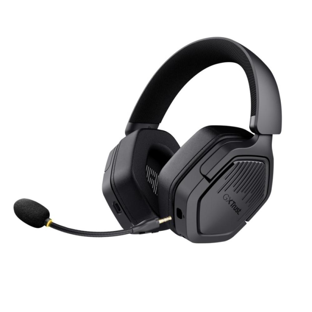 Trust - GXT 493PS Carus Auriculares Inalámbrico y alámbrico Diadema Juego Bluetooth Negro