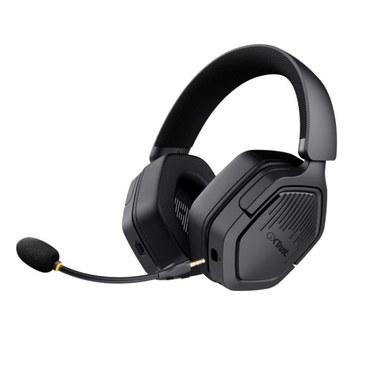 Trust - GXT 493PS Carus Auriculares Inalámbrico y alámbrico Diadema Juego Bluetooth Negro