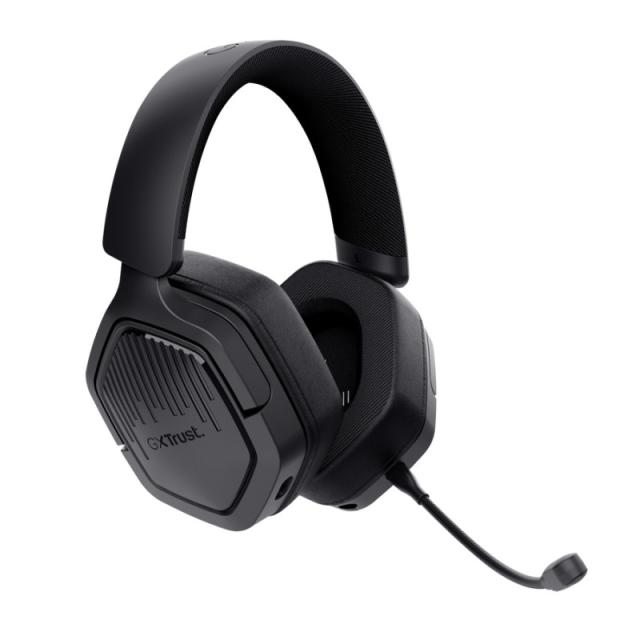 Trust - GXT 493PS Carus Auriculares Inalámbrico y alámbrico Diadema Juego Bluetooth Negro