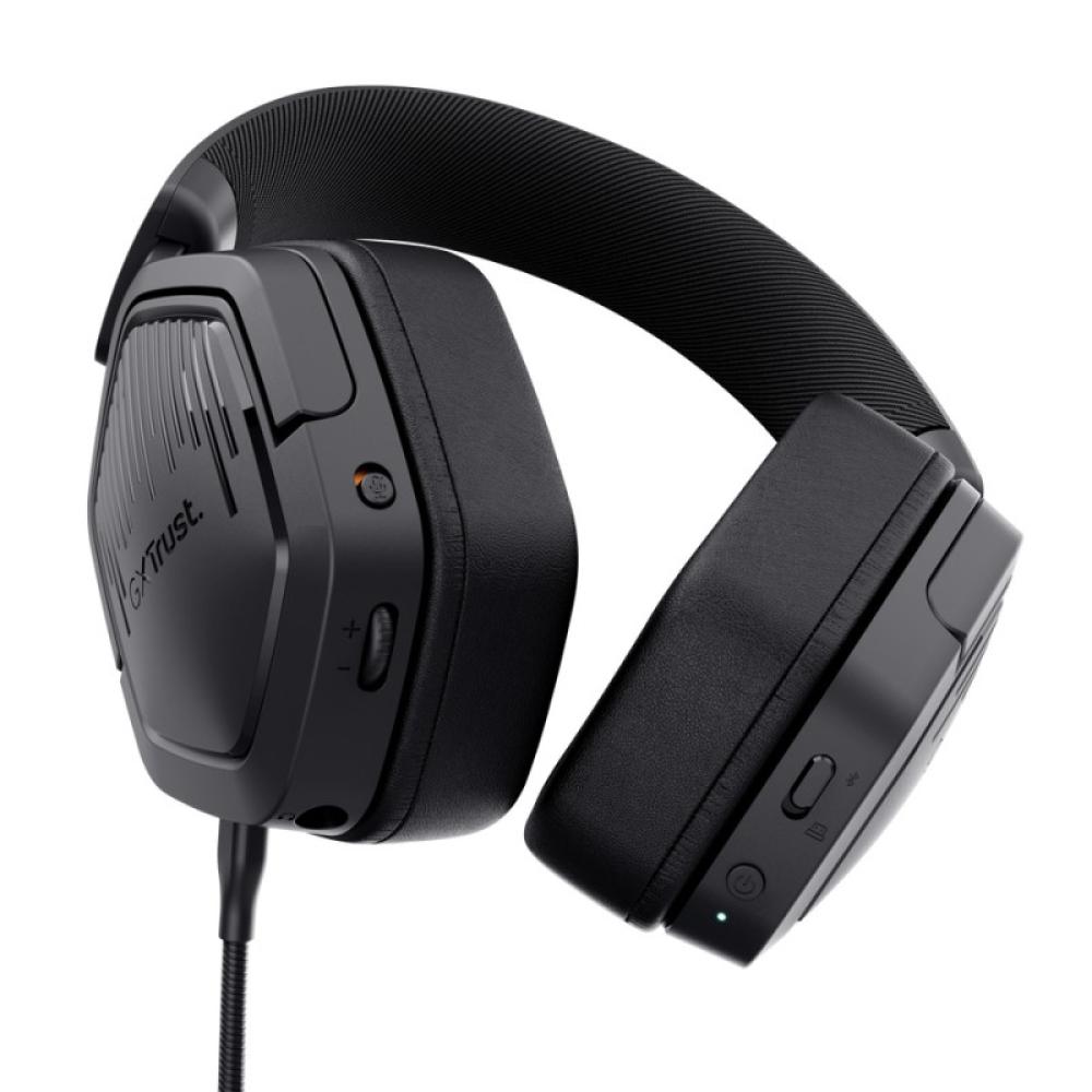 Trust - GXT 493PS Carus Auriculares Inalámbrico y alámbrico Diadema Juego Bluetooth Negro