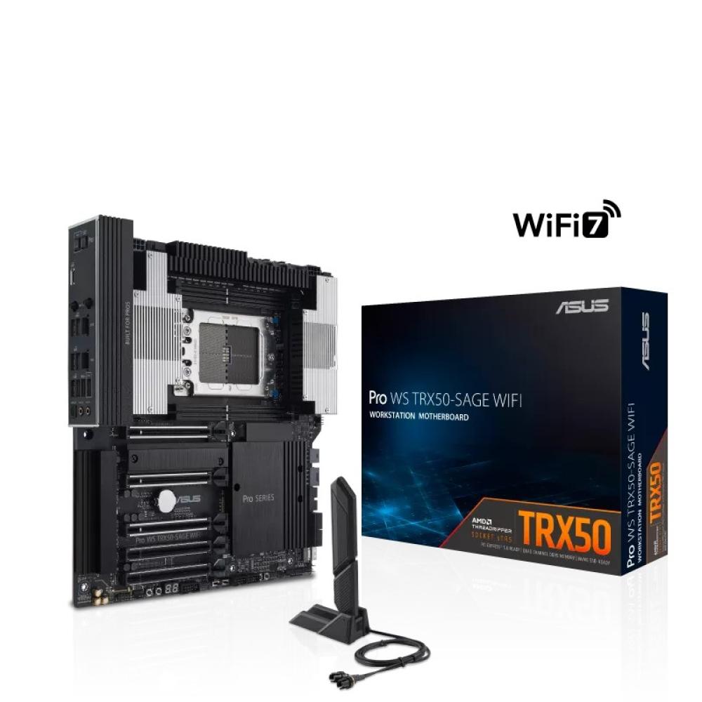 ASUS - Pro WS TRX50-SAGE WIFI AMD TRX50 Socket sTR5 SSI CEB