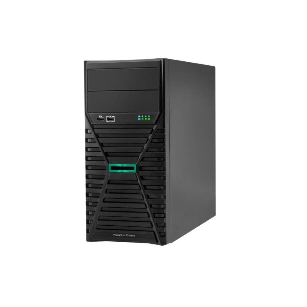 HPE - ProLiant ML30 Gen11 E-2436 2.9GHz 6c 1P 1x32GB-U 8SFF MR216i-p 2x480GB SSD 2x800W PS EU Server