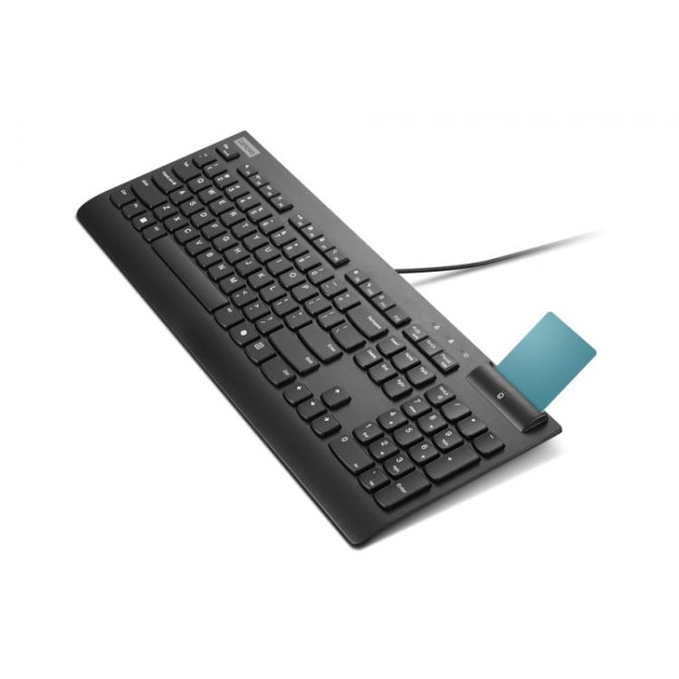 Lenovo - Smartcard Wired keyboard II teclado Oficina USB Español Negro