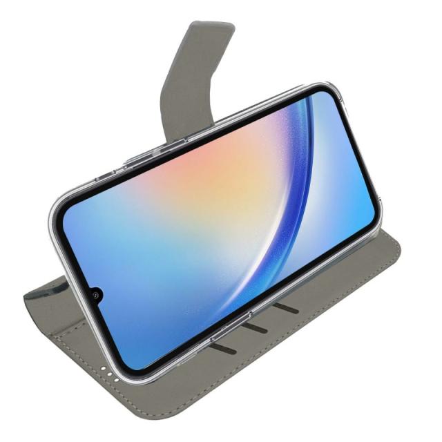 Celly - WALLY1063 funda para teléfono móvil 16,8 cm (6.6") Funda cartera Negro