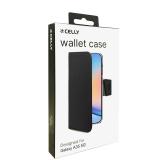 Celly - WALLY1063 funda para teléfono móvil 16,8 cm (6.6") Funda cartera Negro