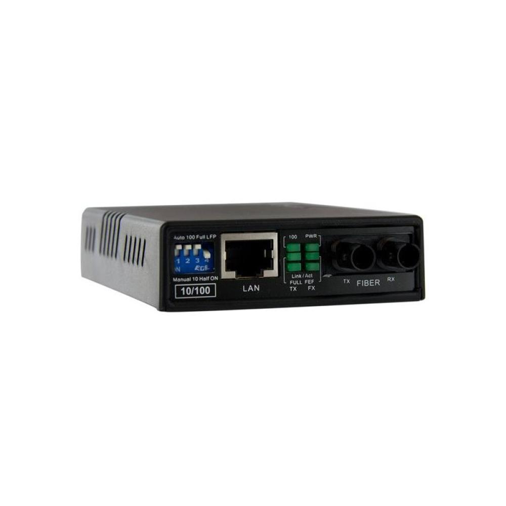 StarTech.com - Conversor de Medios Ethernet 10/100 RJ45 a Fibra Óptica Multimodo ST - 2Km