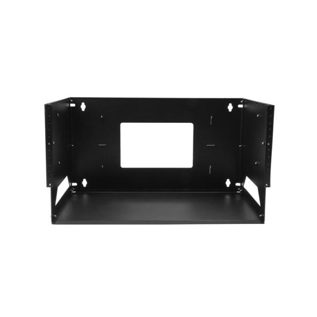 StarTech.com - Rack de Servidores Abierto de 4U de Pared - de 2 Columnas - con Estante Integrado - de Profundidad Ajustable - pa