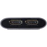 StarTech.com - Adaptador Thunderbolt 3 a Dos Puertos DisplayPort DP 1.4 - Adaptador Thunderbolt 3 a DP de 2 Monitores 4K de 60Hz