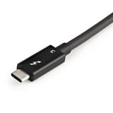 StarTech.com - Adaptador Thunderbolt 3 a Dos Puertos DisplayPort DP 1.4 - Adaptador Thunderbolt 3 a DP de 2 Monitores 4K de 60Hz