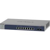 NETGEAR - 8-Port Multi-Gigabit/10G Ethernet Smart Switch with 2 SFP+ Ports (MS510TXM) Gestionado L2+ 10G Ethernet (100/1000/1000