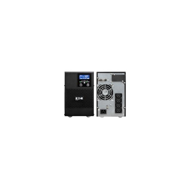 Eaton - 9E sistema de alimentación ininterrumpida (UPS) Doble conversión (en línea) 1 kVA 800 W 4 salidas AC