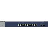 NETGEAR - 8-Port Multi-Gigabit/10G Ethernet Smart Switch with 2 SFP+ Ports (MS510TXM) Gestionado L2+ 10G Ethernet (100/1000/1000
