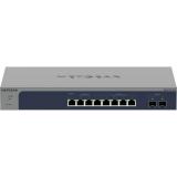 NETGEAR - 8-Port Multi-Gigabit/10G Ethernet Smart Switch with 2 SFP+ Ports (MS510TXM) Gestionado L2+ 10G Ethernet (100/1000/1000