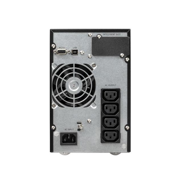 Eaton - 9E sistema de alimentación ininterrumpida (UPS) Doble conversión (en línea) 1 kVA 800 W 4 salidas AC