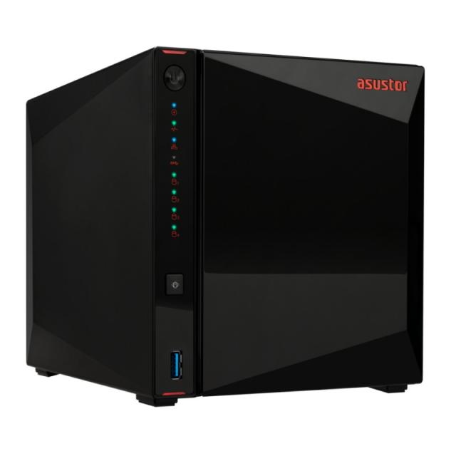 Asustor - AS5404T servidor de almacenamiento NAS Intel® Celeron® N5105 4 GB DDR4 0 TB ADM Negro