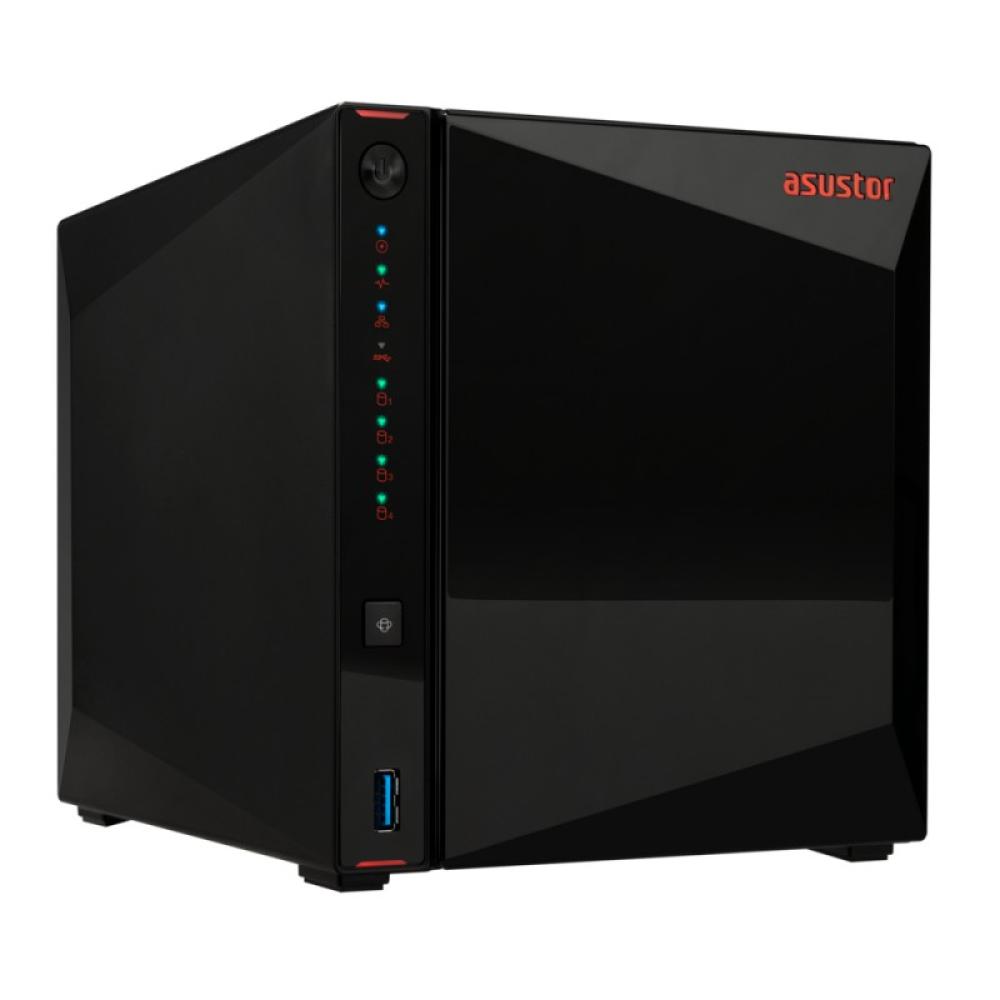 Asustor - AS5404T servidor de almacenamiento NAS Intel® Celeron® N5105 4 GB DDR4 0 TB ADM Negro