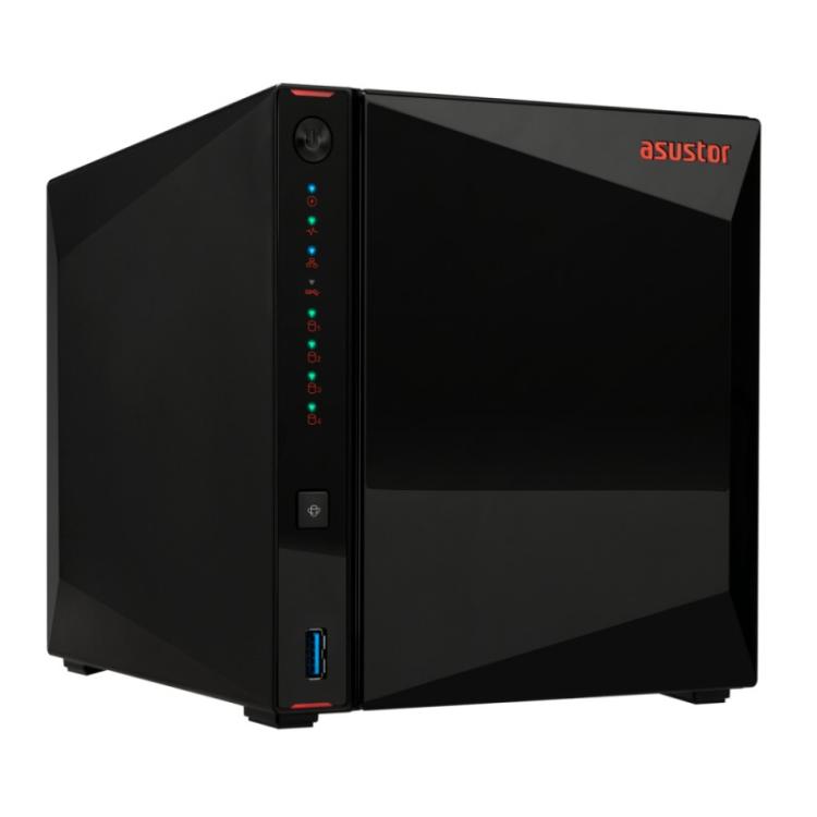 Asustor - AS5404T servidor de almacenamiento NAS Intel® Celeron® N5105 4 GB DDR4 0 TB ADM Negro