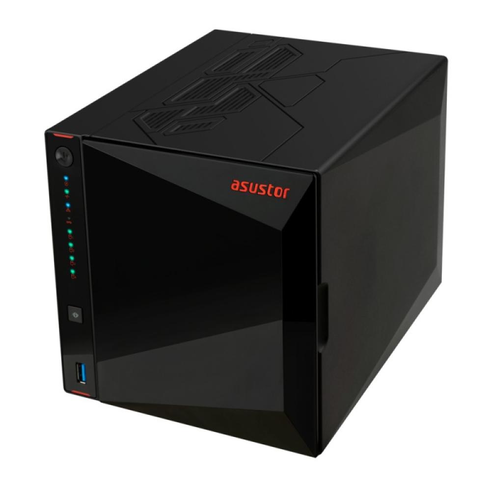 Asustor - AS5404T servidor de almacenamiento NAS Intel® Celeron® N5105 4 GB DDR4 0 TB ADM Negro