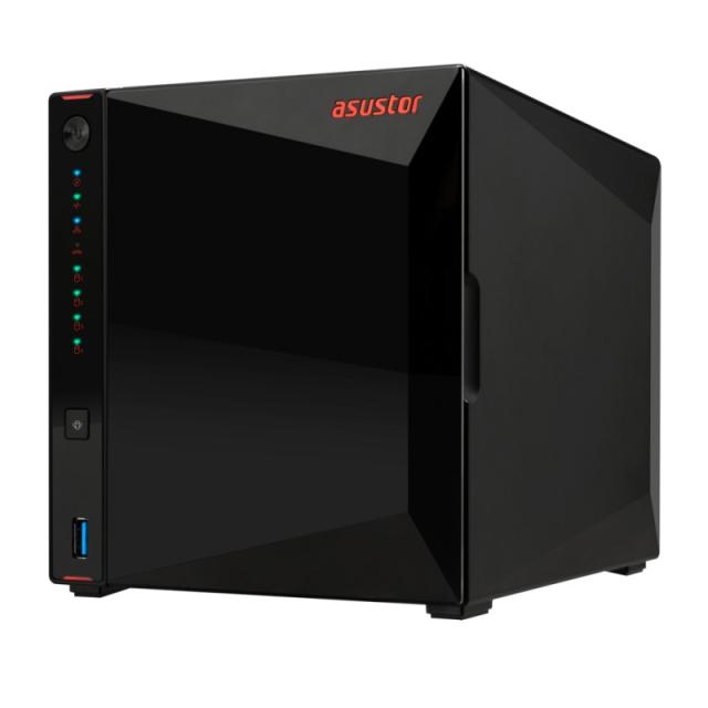 Asustor - AS5404T servidor de almacenamiento NAS Intel® Celeron® N5105 4 GB DDR4 0 TB ADM Negro
