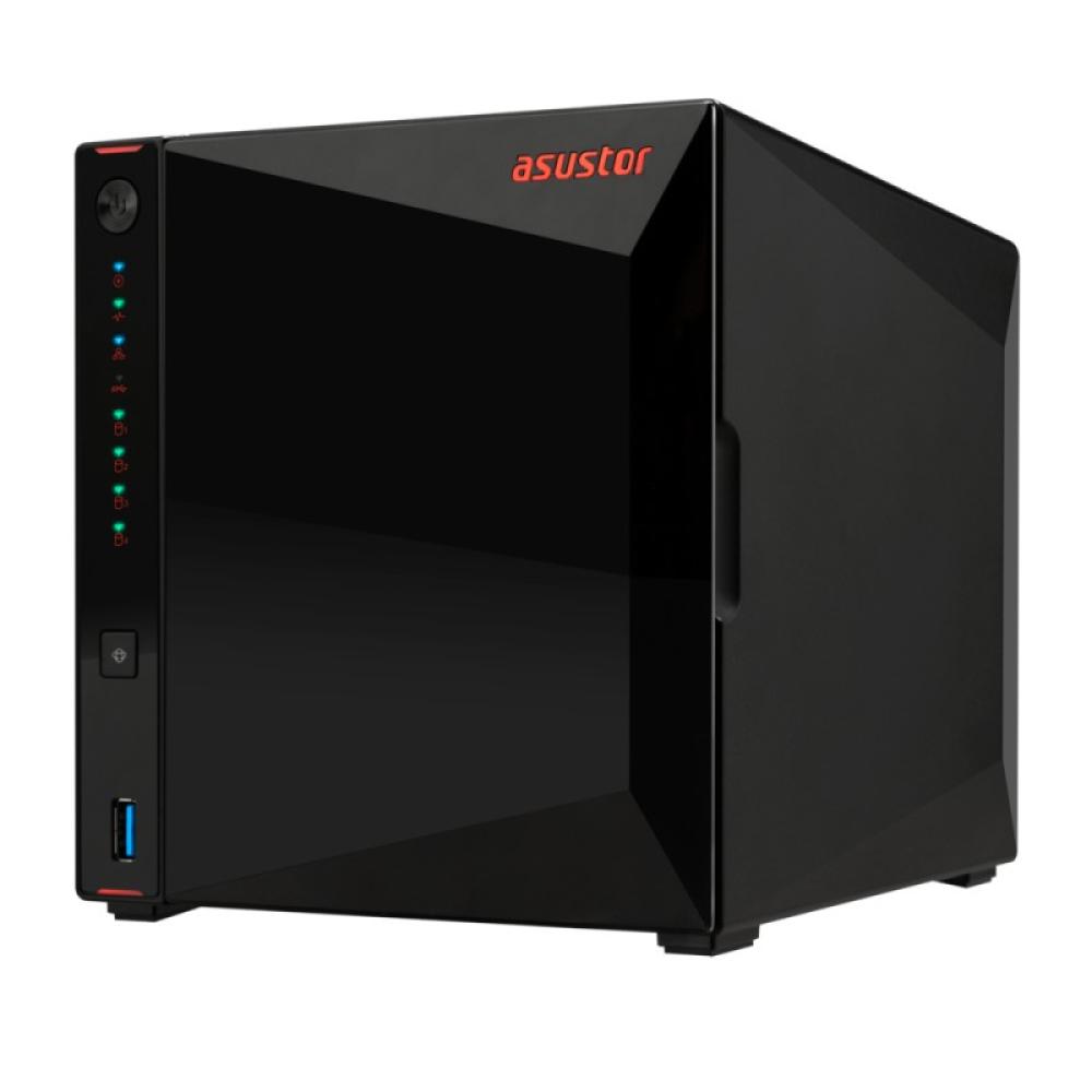 Asustor - AS5404T servidor de almacenamiento NAS Intel® Celeron® N5105 4 GB DDR4 0 TB ADM Negro