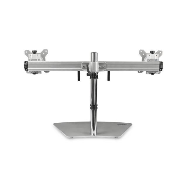 StarTech.com - Soporte VESA para 2 Monitores - Soporte Ergonómico de Sobremesa para 2 monitores de 24" con Montaje VESA - con Ba