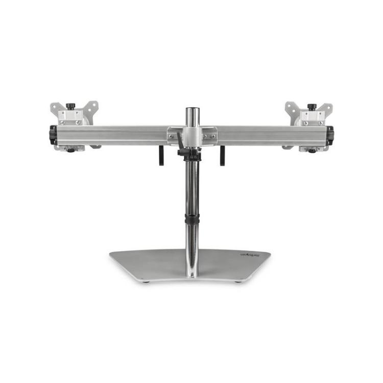 StarTech.com - Soporte VESA para 2 Monitores - Soporte Ergonómico de Sobremesa para 2 monitores de 24" con Montaje VESA - con Ba