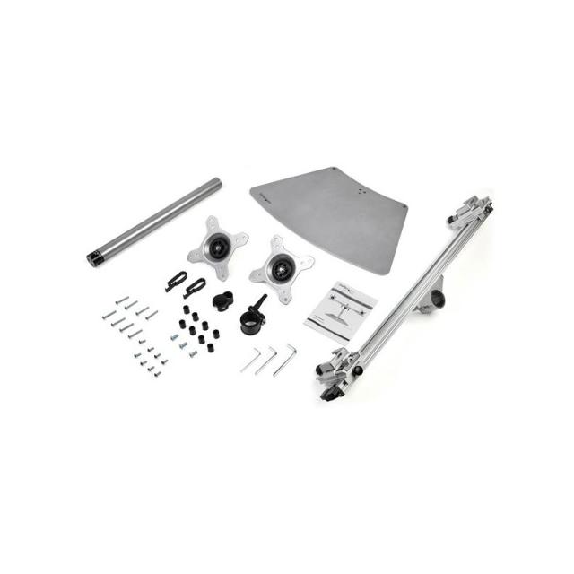 StarTech.com - Soporte VESA para 2 Monitores - Soporte Ergonómico de Sobremesa para 2 monitores de 24" con Montaje VESA - con Ba