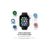 SaveFamily - 8436628090031 Relojes inteligentes y deportivos 5,08 cm (2") AMOLED 20 mm Digital Pantalla táctil Plata Wifi