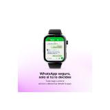 SaveFamily - 8436628090031 Relojes inteligentes y deportivos 5,08 cm (2") AMOLED 20 mm Digital Pantalla táctil Plata Wifi