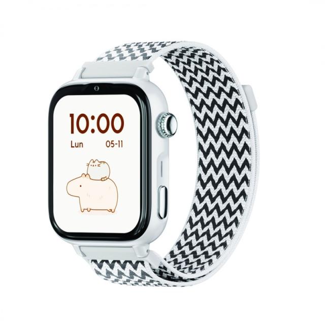 SaveFamily - 8436628090161 Relojes inteligentes y deportivos 5,08 cm (2") AMOLED 20 mm Digital Pantalla táctil Blanco Wifi GPS (