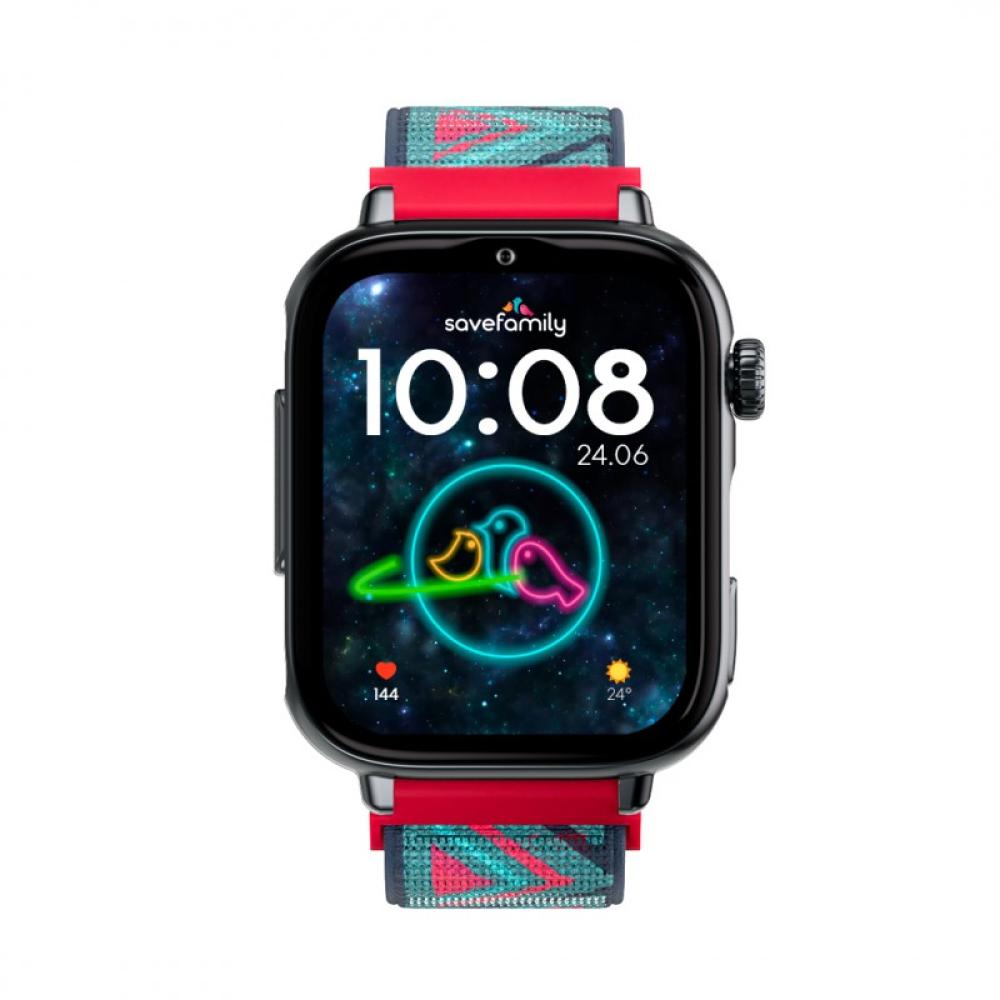 SaveFamily - 8436628090093 Relojes inteligentes y deportivos 5,08 cm (2") AMOLED 20 mm Digital Pantalla táctil Negro Wifi GPS (s