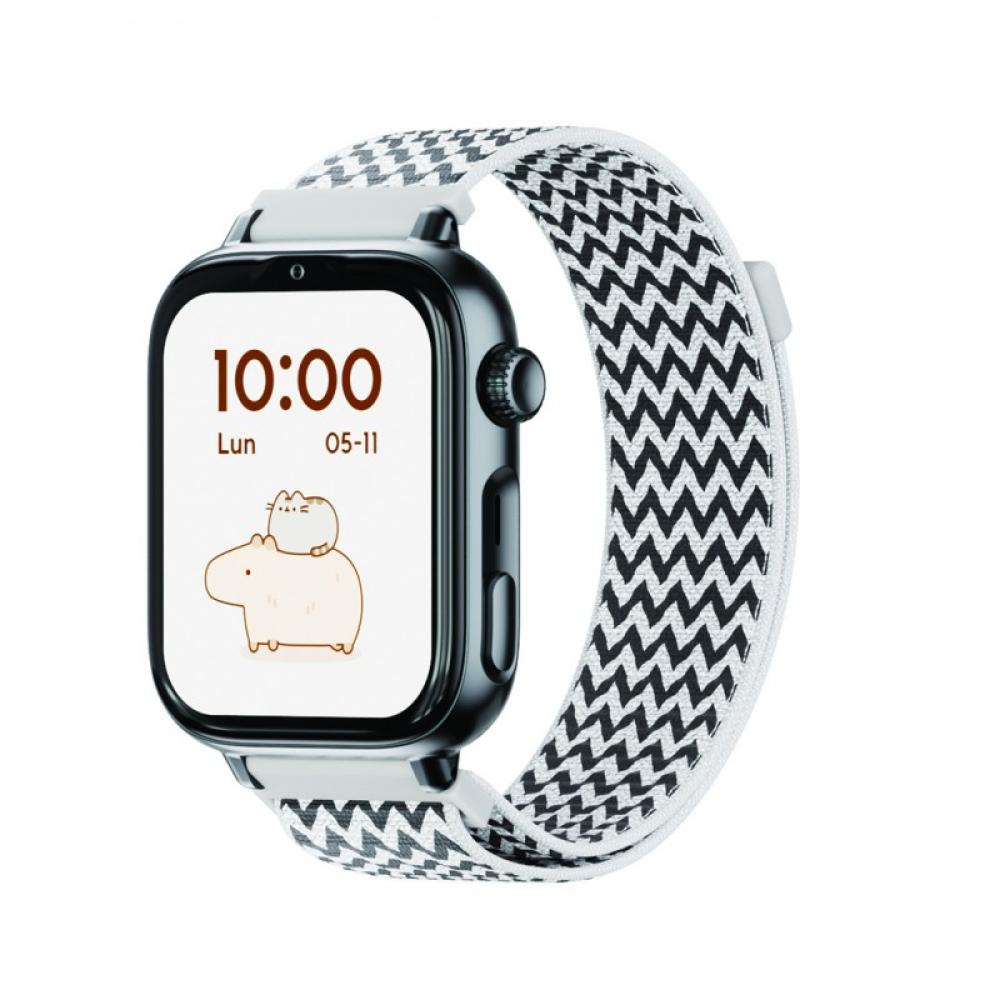 SaveFamily - 8436628090109 Relojes inteligentes y deportivos 5,08 cm (2") AMOLED 20 mm Digital Pantalla táctil Negro GPS (satéli