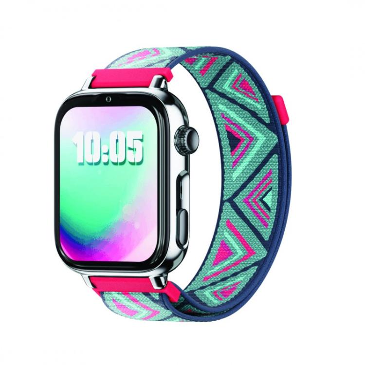 SaveFamily - 8436628090055 Relojes inteligentes y deportivos 5,08 cm (2") AMOLED 20 mm Digital Pantalla táctil Plata