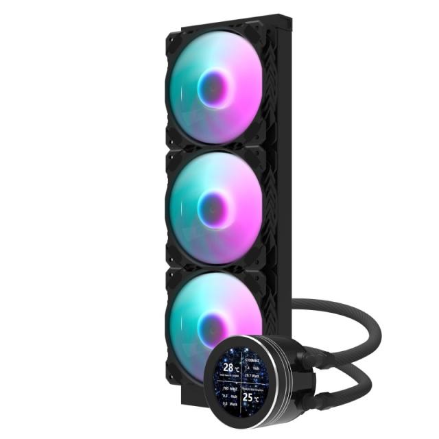 darkFlash - DW-DN360S-B-ES1 sistema de refrigeración para ordenador Carcasa del ordenador Sistema de refrigeración líquida todo