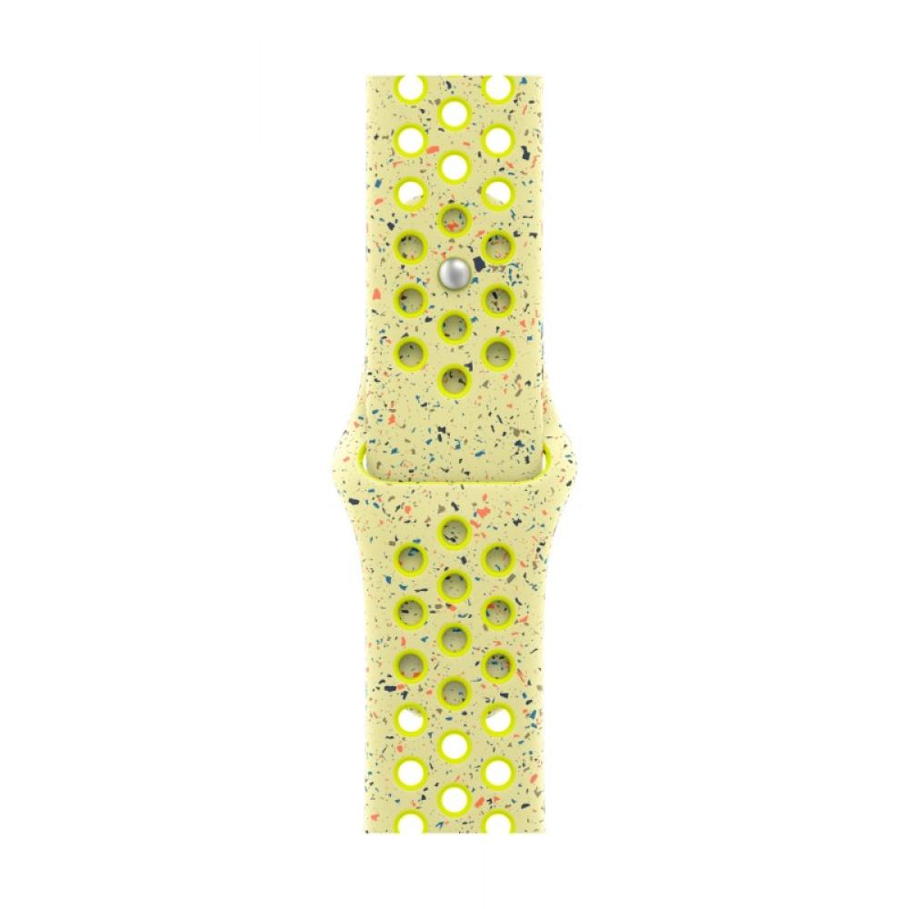 Apple - MGA94ZM/A Accesorios para dispositivos vestibles inteligentes Grupo de rock Amarillo Aluminio, Fluoroelastómero