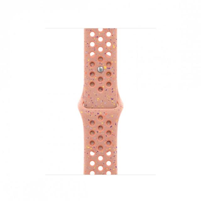 Apple - MGAQ4ZM/A Accesorios para dispositivos vestibles inteligentes Grupo de rock Rosa Aluminio, Fluoroelastómero