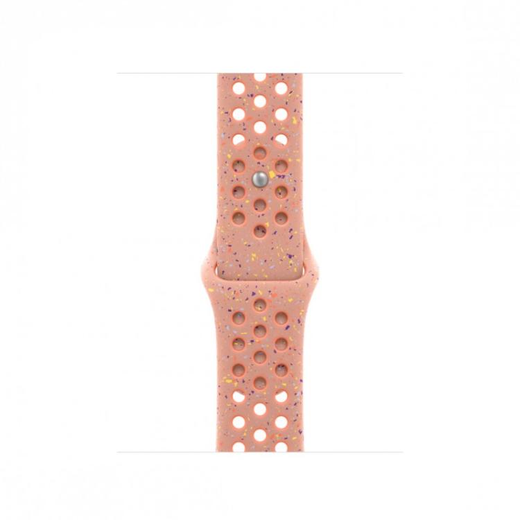 Apple - MGAQ4ZM/A Accesorios para dispositivos vestibles inteligentes Grupo de rock Rosa Aluminio, Fluoroelastómero