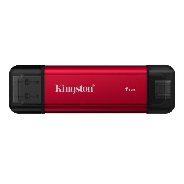 Kingston Technology - 1TB Dual USB-A/C Portable SSD, Up to 1050MB/s USB 3.2 Gen 2
