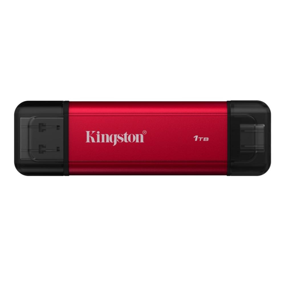 Kingston Technology - 1TB Dual USB-A/C Portable SSD, Up to 1050MB/s USB 3.2 Gen 2