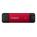 Kingston Technology - 2TB Dual USB-A/C Portable SSD, Up to 1050MB/s USB 3.2 Gen 2