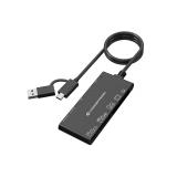 Conceptronic - BIAN10B lector de tarjeta USB 3.2 Gen 1 (3.1 Gen 1) Type-A/Type-C Negro
