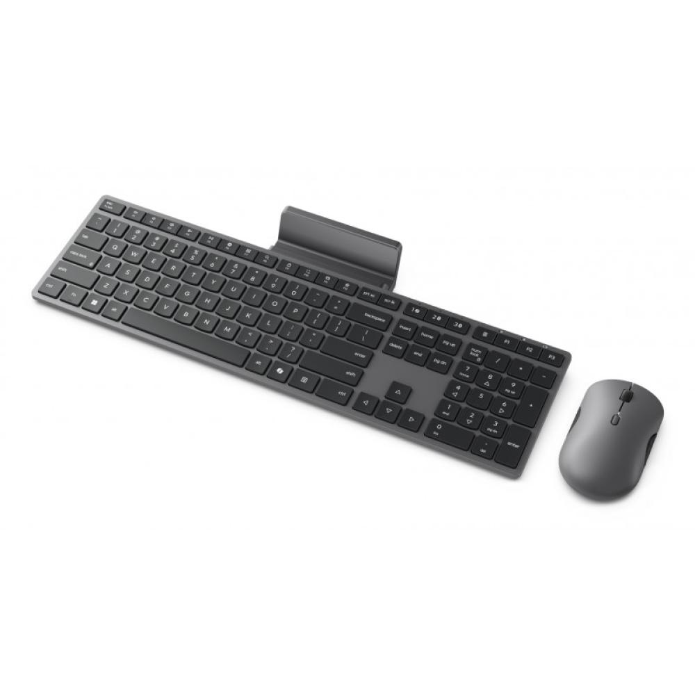Lenovo - GX31S04978 teclado Ratón incluido Oficina RF Wireless + Bluetooth Español Gris