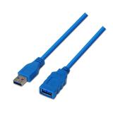 AISENS - A105-0046 cable USB USB 3.2 Gen 1 (3.1 Gen 1) 2 m USB A Azul
