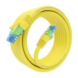 AISENS - Cable De Red Latiguillo RJ45 Cat.6 UTP AWG26 CCA, Amarillo, 4.0 m