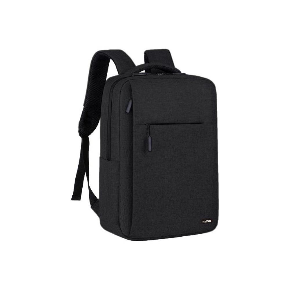 Nilox - Mochila Professional Para Portátil De Hasta 15.6" - Negra