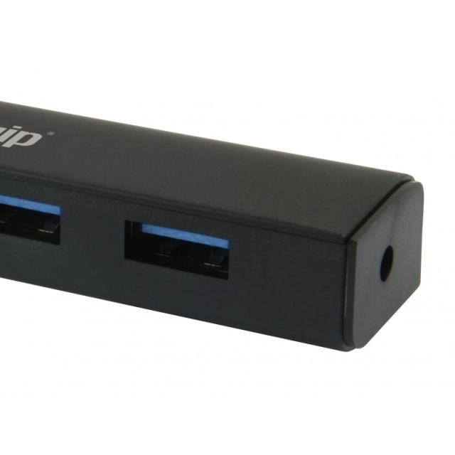 Equip - 128953 hub de interfaz USB 3.2 Gen 1 (3.1 Gen 1) Type-A 5000 Mbit/s Negro