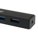 Equip - 128953 hub de interfaz USB 3.2 Gen 1 (3.1 Gen 1) Type-A 5000 Mbit/s Negro
