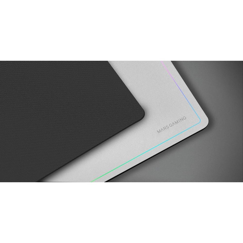 Mars Gaming - MCP124, Combo Gaming 3en1, Teclado Ergonómico H-Mech LED RGB, Ratón RGB 3200DPI Switches HUANO, Alfombrilla Nanote