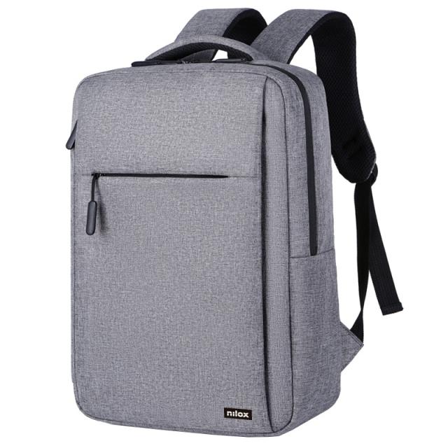 Nilox - Mochila Professional Para Portátil De Hasta 15.6" - Gris