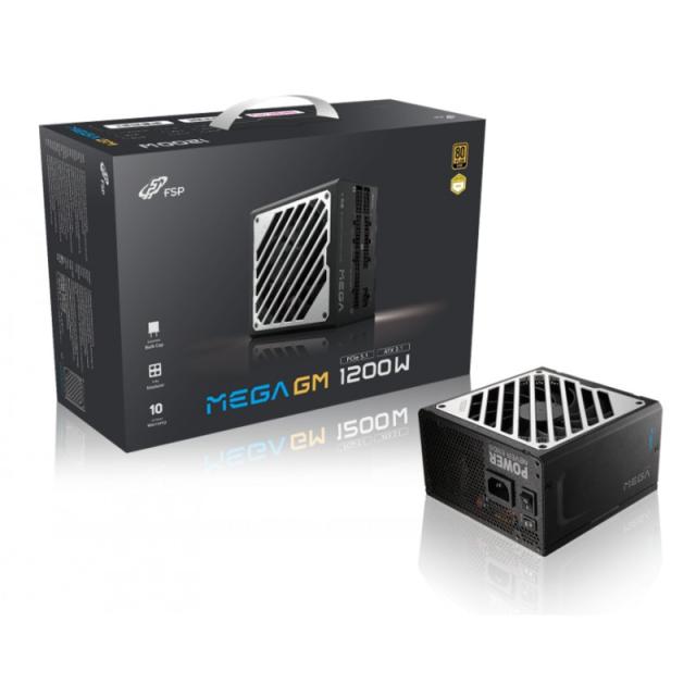 FSP - MEGA-1200GM unidad de fuente de alimentación 1200 W ATX Negro